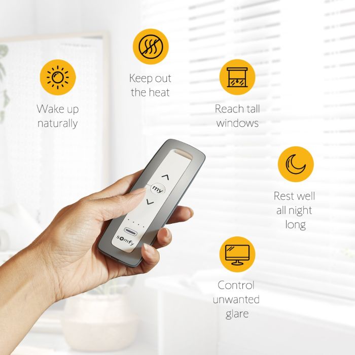 Somfy CLEVER™ DIY Tilt Blind Motor Rechargeable Iron Kit