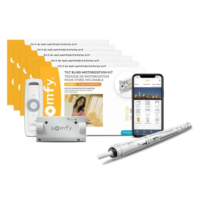 Somfy Clever DIY Motor Kit Battery Powered 