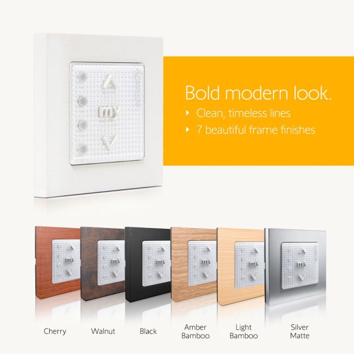 Smoove® 4 RTS Pure with Wall Switch Frame 