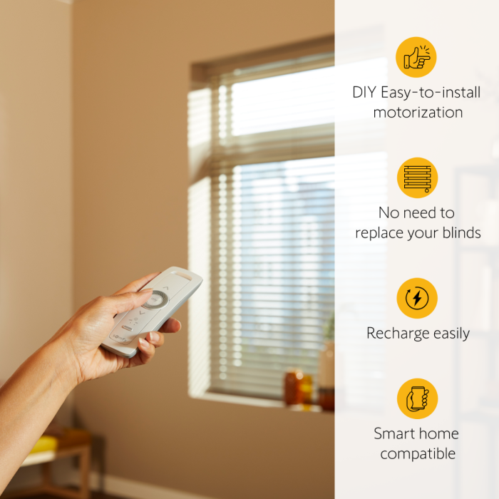 Somfy CLEVER™ DIY Tilt Blind Motor Kit