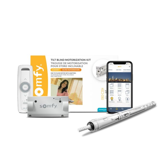 Somfy Clever DIY Motor Kit Battery Powered 