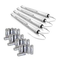 12V DC Reloadable Battery Tube with 8 AA Lithium Batteries Bundle (9018685 - 9014834) 4-Pack