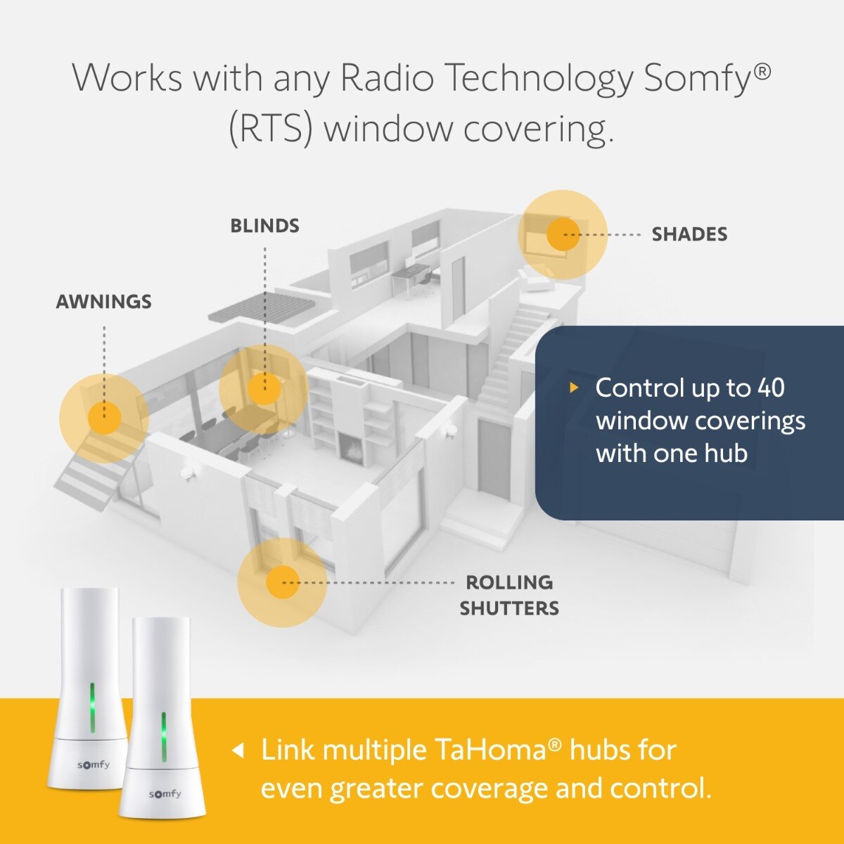 TaHoma® switch (with ethernet adaptor)